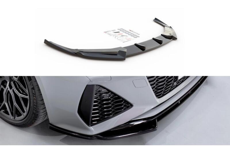 Maxton Design Frontlippe V.1 für Audi RS6 / RS7 C8 Hochglanz schwarz