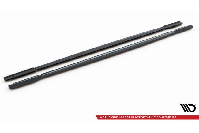 Maxton Design Seitenschweller (Paar) V.1 für Audi RS6 / RS7 C8 Hochglanz schwarz