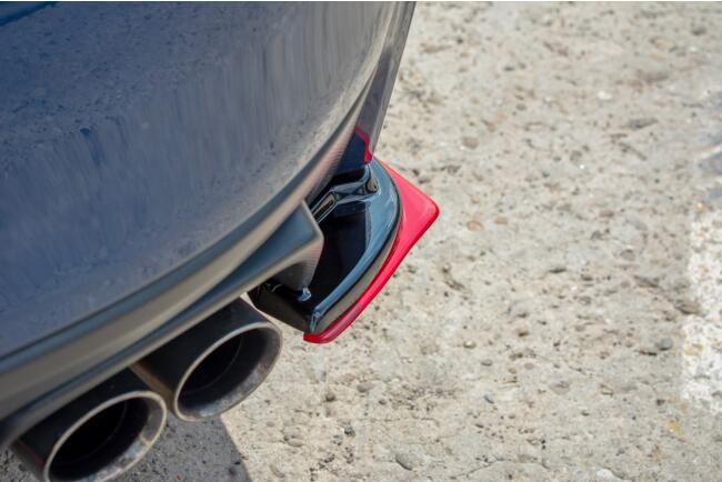 Maxton Design Diffusor Flaps V.2 für Subaru Impreza WRX STI 2014-2021 Hochglanz schwarz