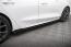 Maxton Design Street Pro Seitenschweller (Paar) für Ford Focus ST / ST-Line Mk4 matt schwarz mit Hochglanz Flaps