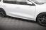 Maxton Design Street Pro Seitenschweller (Paar) für Ford Focus ST / ST-Line Mk4 matt schwarz mit Hochglanz Flaps