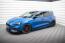Maxton Design Street Pro Seitenschweller (Paar) für Ford Focus ST / ST-Line Mk4 matt schwarz mit Hochglanz Flaps