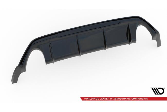 Maxton Design Heckdiffusor V.3 für Ford Focus ST Mk4 Hochglanz schwarz