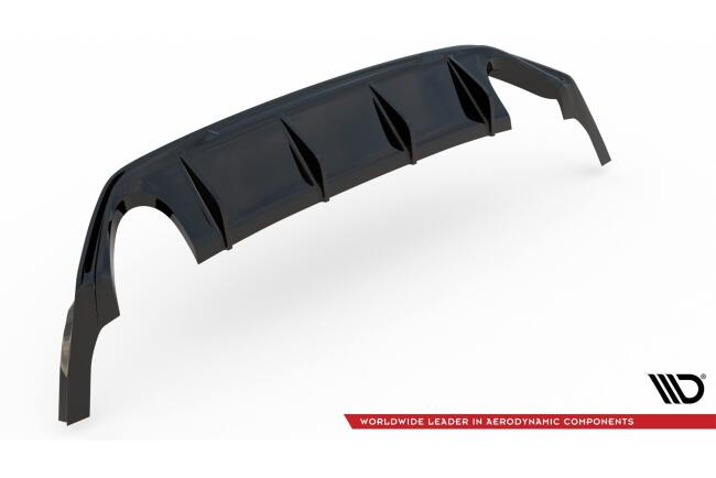 Maxton Design Heckdiffusor V.3 für Ford Focus ST Mk4 Hochglanz schwarz