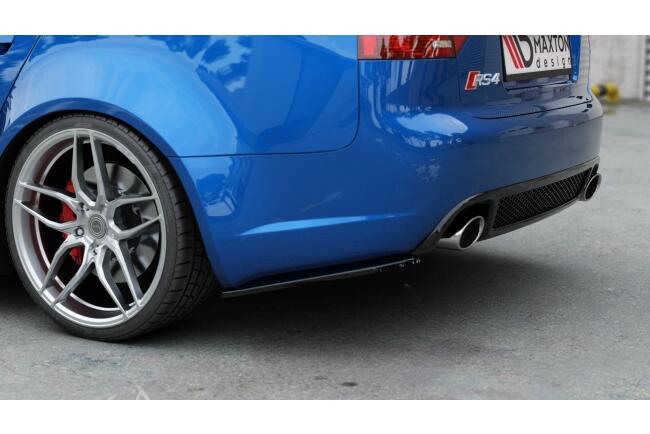 Maxton Design Diffusor Flaps V.1 für Audi RS4 B7 Hochglanz schwarz