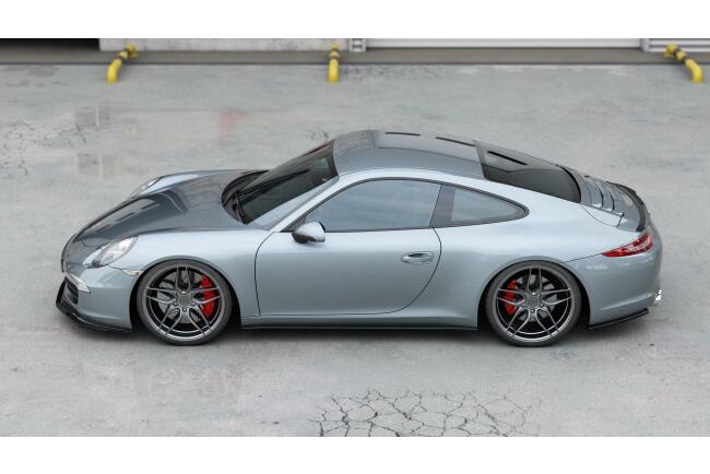 Maxton Design Seitenschweller für Porsche 911 Carrera 991 Hochglanz schwarz