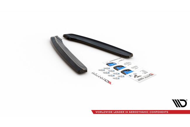 Maxton Design Diffusor Flaps für Porsche 911 Carrera 991 Hochglanz schwarz