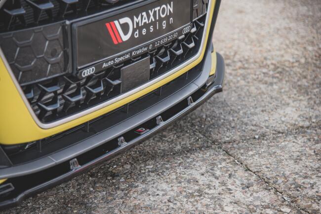 Maxton Design Frontlippe V.1 für Audi A1 GB S-Line Hochglanz schwarz