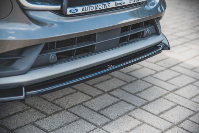 Maxton Design Frontlippe für Ford Puma Hochglanz schwarz