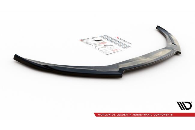 Maxton Design Frontlippe für Fiat 124 Spider Abarth Hochglanz schwarz