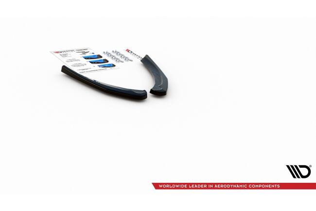 Maxton Design Diffusor Flaps für Fiat 124 Spider Abarth Hochglanz schwarz