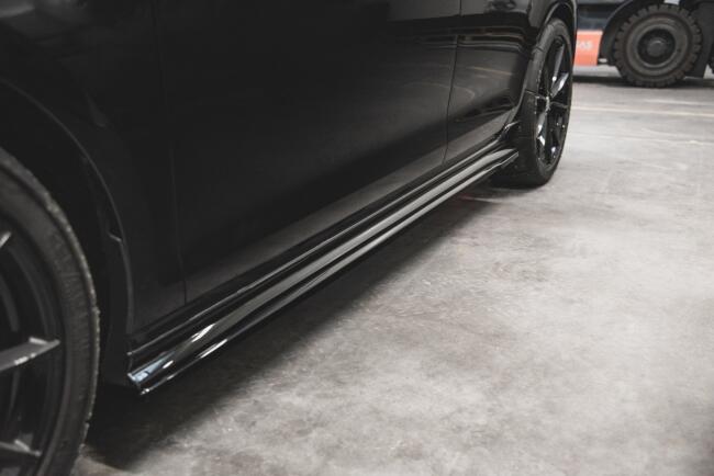 Maxton Design Seitenschweller (Paar) für VW Golf 7 GTI TCR Hochglanz schwarz
