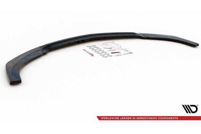 Maxton Design Frontlippe V.1 für Mercedes GT 63 AMG S 4 Türer Coupe Hochglanz schwarz