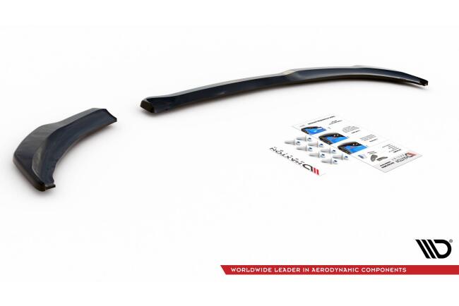 Maxton Design Diffusor Flaps für Peugeot 207 Sport Hochglanz schwarz
