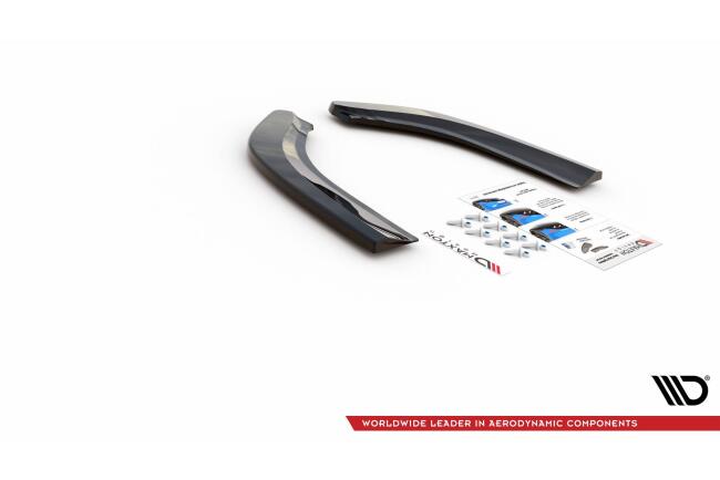 Maxton Design Diffusor Flaps für Ford S-Max Vignale Mk2 Facelift Hochglanz schwarz
