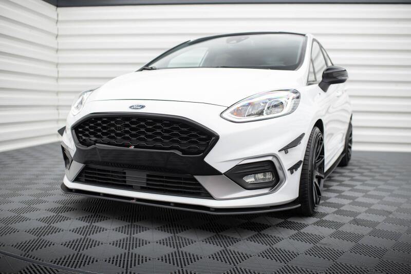 Maxton Design Street Pro Frontlippe für Ford Fiesta ST / ST-Line Mk8 schwarz