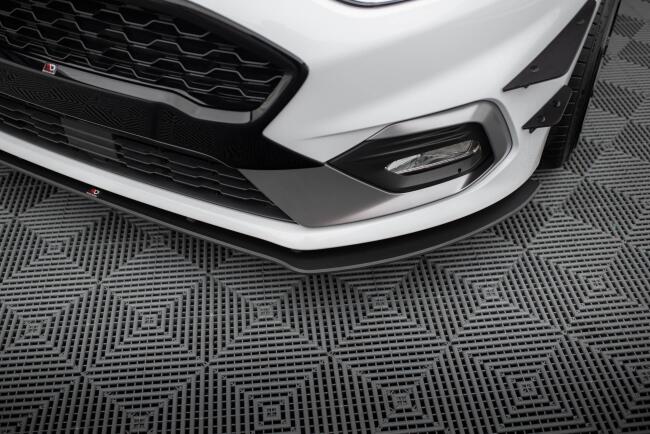 Maxton Design Street Pro Frontlippe für Ford Fiesta ST / ST-Line Mk8 schwarz