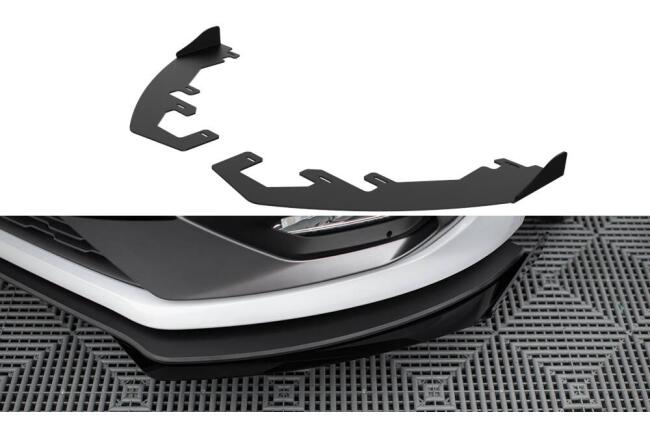 Maxton Design Street Pro Diffusor Flaps für Ford Fiesta ST / ST-Line Mk8 Hochglanz schwarz