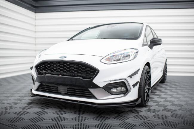 Maxton Design Street Pro Diffusor Flaps für Ford Fiesta ST / ST-Line Mk8 Hochglanz schwarz