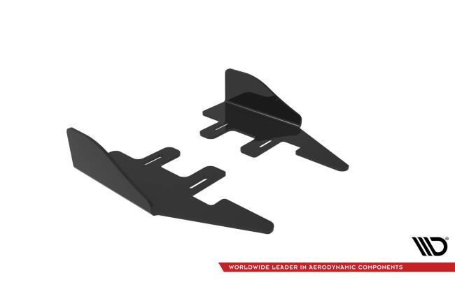 Maxton Design Street Pro Schweller Flaps für Ford Fiesta ST / ST-Line Mk8 Hochglanz schwarz