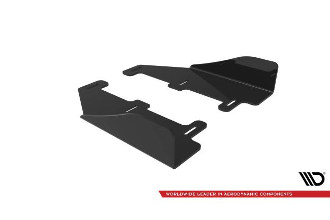 Maxton Design Street Pro Schweller Flaps für Ford Fiesta ST / ST-Line Mk8 Hochglanz schwarz