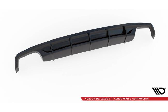 Maxton Design Heckdiffusor für Audi S8 D4 Facelift Hochglanz schwarz