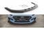Maxton Design Street Pro Frontlippe V.2 für Hyundai I30 N Mk3 Hatchback / Fastback rot + Glanz Flaps