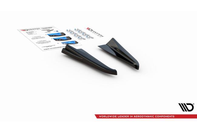 Maxton Design Diffusor Flaps für Audi RSQ3 F3 Hochglanz schwarz