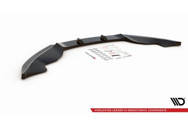 Maxton Design Frontlippe für Audi Q7 4L S-Line Hochglanz schwarz