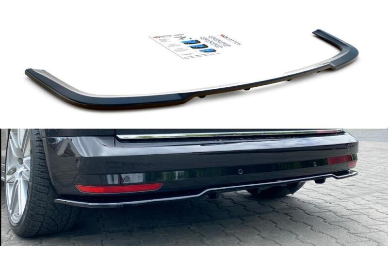 Maxton Design Heckdiffusor DTM Look für VW Caddy 4 Hochglanz schwarz