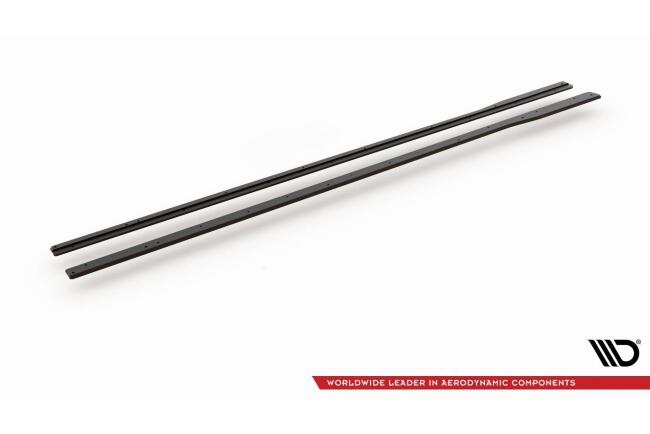 Maxton Design Street Pro Seitenschweller (Paar) V.2 für VW Golf 7 R-Line / R Facelift ab 03/2017 matt schwarz