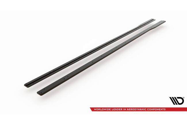 Maxton Design Street Pro Seitenschweller (Paar) V.2 für VW Golf 7 R-Line / R Facelift ab 03/2017 matt schwarz