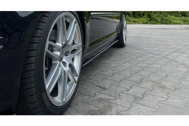 Maxton Design Seitenschweller (Paar) für VW Caddy 4 Hochglanz schwarz