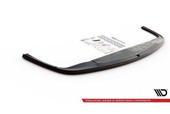 Maxton Design Frontlippe und Flaps für BMW M5 E39 Hochglanz schwarz