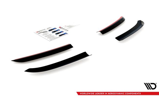 Maxton Design Heckspoiler Lippe für Porsche Panamera Turbo 970 Facelift Hochglanz schwarz