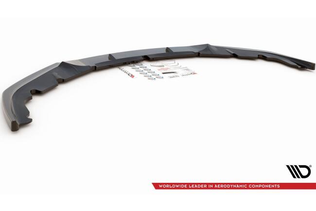 Maxton Design Frontlippe V.2 für Porsche Panamera Turbo 970 Facelift Hochglanz schwarz