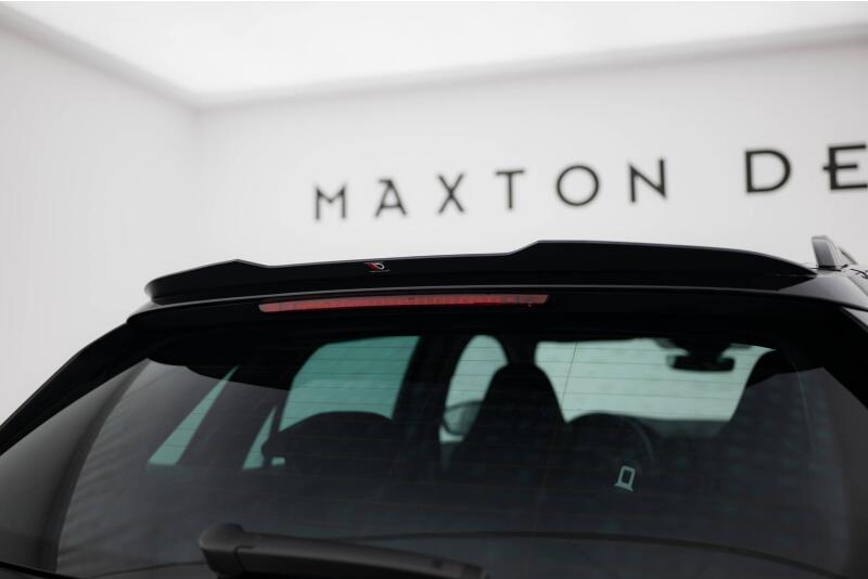 Maxton Design Heckspoiler Lippe für Skoda Kamiq Hochglanz schwarz