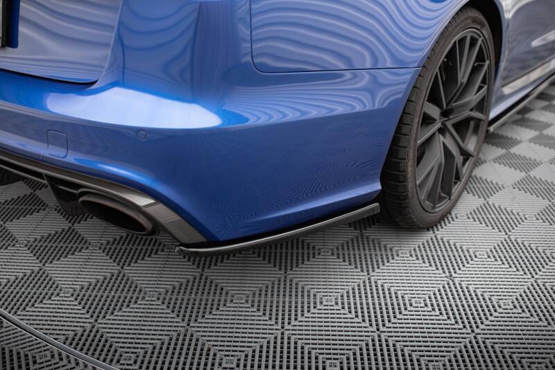 Maxton Design Diffusor Flaps V.2 für Audi RS6 C7 Hochglanz schwarz