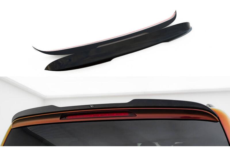 Maxton Design Heckspoiler Lippe für Mercedes V-Klasse W447 AMG-Line Facelift Hochglanz schwarz