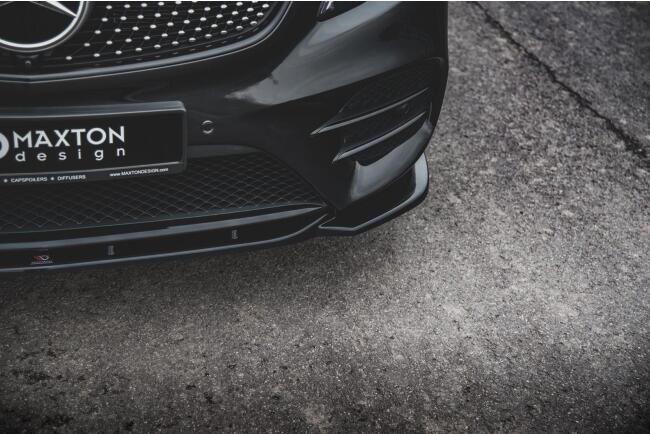 Maxton Design Frontlippe V.1 für Mercedes V-Klasse W447 AMG-Line Facelift Hochglanz schwarz