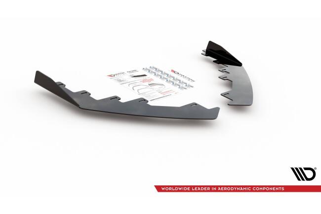 Maxton Design Street Pro Heckdiffusor Flaps für VW Arteon R-Line Hochglanz schwarz
