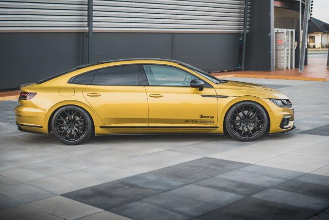 Maxton Design Street Pro Seitenschweller (Paar) für VW Arteon R-Line matt schwarz