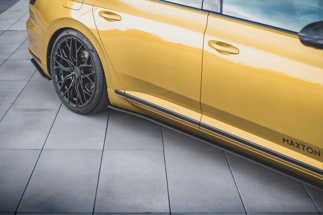 Maxton Design Street Pro Seitenschweller (Paar) für VW Arteon R-Line matt schwarz