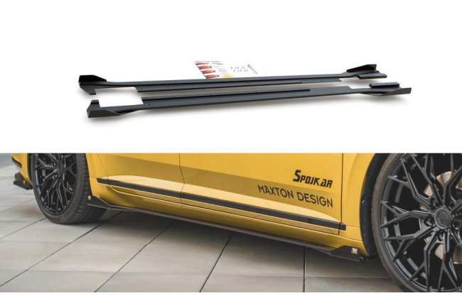 Maxton Design Racing Seitenschweller + Flaps für VW...