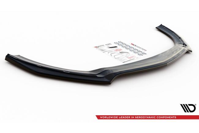 Maxton Design Frontlippe V.1 für Mercedes CLA 35 AMG Aero C118 Hochglanz schwarz