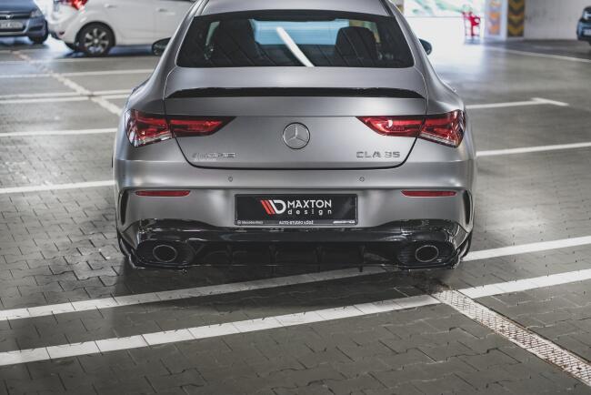 Maxton Design Heckdiffusor für Mercedes CLA 35 / 45 AMG Aeoro C118 Hochglanz schwarz