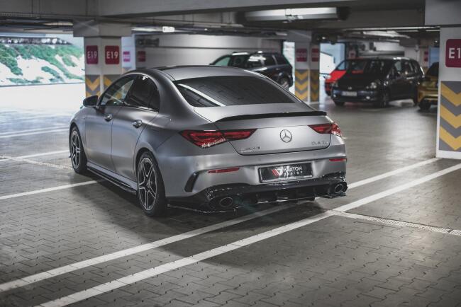 Maxton Design Heckdiffusor für Mercedes CLA 35 / 45 AMG Aeoro C118 Hochglanz schwarz