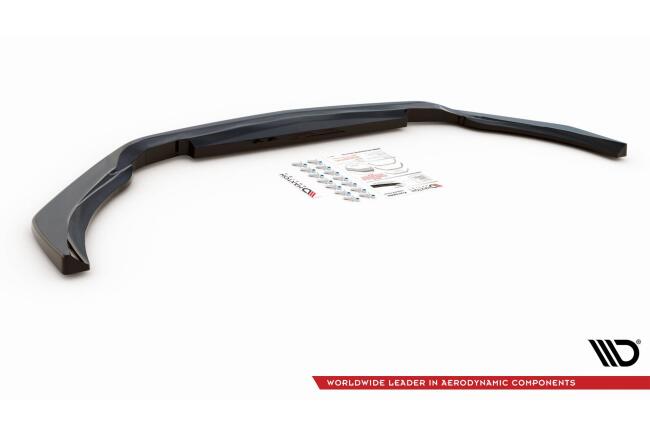 Maxton Design Frontlippe V.1 für Mercedes A45 AMG S W177 Hochglanz schwarz