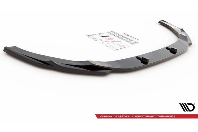 Maxton Design Frontlippe V.3 für Audi RS5 F5 Facelift Hochglanz schwarz