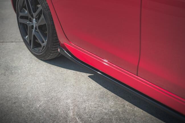 Maxton Design Seitenschweller (Paar) für Peugeot 308 II GT Facelift Hochglanz schwarz